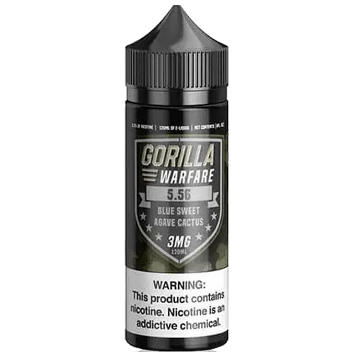 5.56 120ml Vape Juice - Gorilla Warfare - 6mg