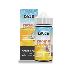 7 Daze Fusion Pineapple Coconut Banana ICED 100ml Vape Juice