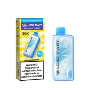 Blue Razz Lemonade Lost Mary MT35000 Turbo Disposable | 18mL