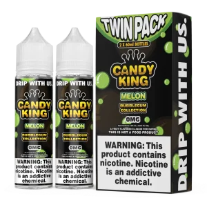 CANDY KING BubbleGum Collection – Melon – 120ML E-Liquid (2x60mL Twin Pack)