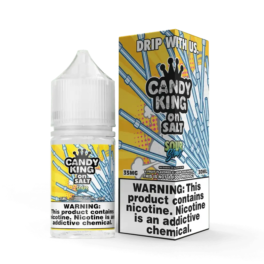CANDY KING on SALT – Sour Straws – 30ML E-Liquid