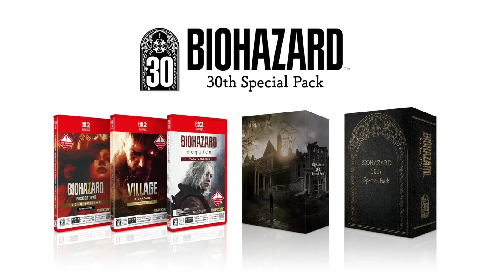 Capcom Resident Evil 30th Anniversary Edition Switch 2 Bonus Key