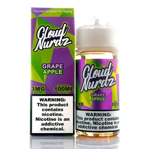 Cloud Nurdz Eliquid 100mL – Grape Apple –