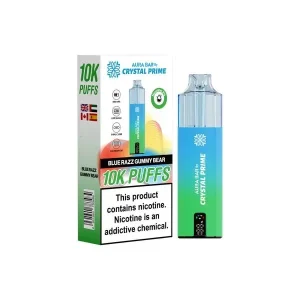 Crystal Prime Aura Bar 10,000 Pre-filled VAPE Kit – (BOX OF 5)
