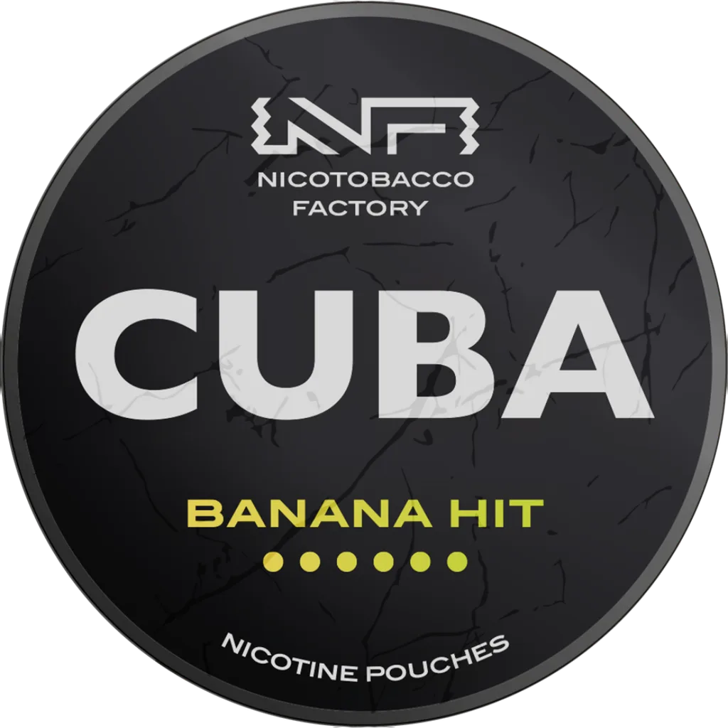 Cuba Black Line Banana Hit Nicotine Pouches 43mg (5 Pack)