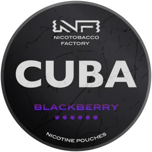 Cuba Black Line Blackberry Nicotine Pouches 43mg (5 Pack)