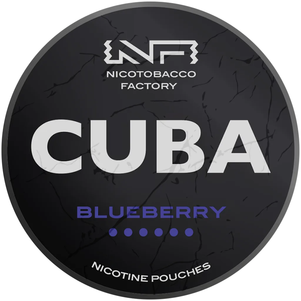 Cuba Black Line Blueberry Nicotine Pouches 43mg (5 Pack)