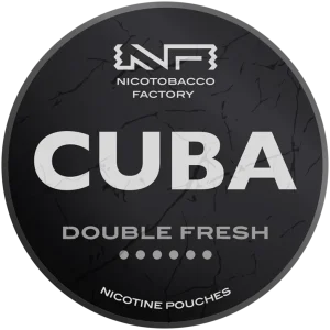 Cuba Black Line Double Fresh Nicotine Pouches 43mg (5 Pack)