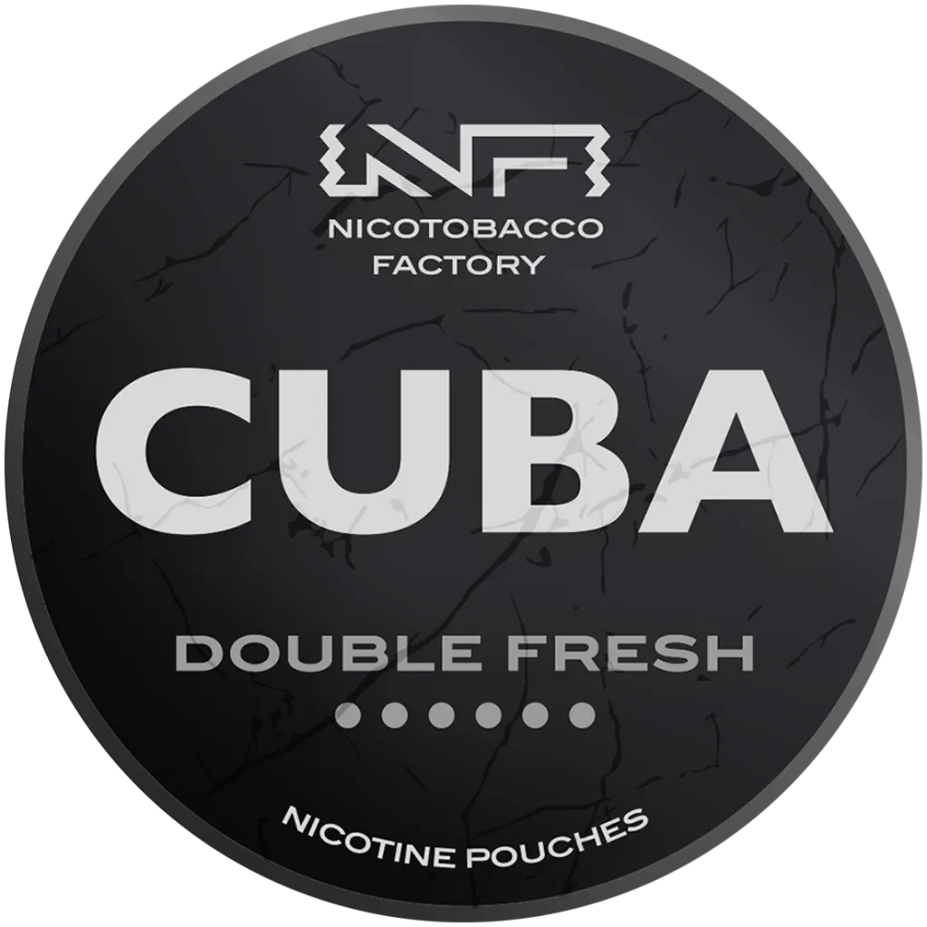 Cuba Black Line Double Fresh Nicotine Pouches 43mg (5 Pack)