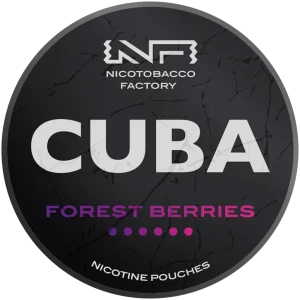 Cuba Black Line Forest Berries Nicotine Pouches 43mg (5 Pack)