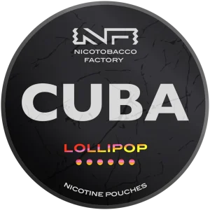 Cuba Black Line Lollipop Nicotine Pouches 43mg (5 Pack)