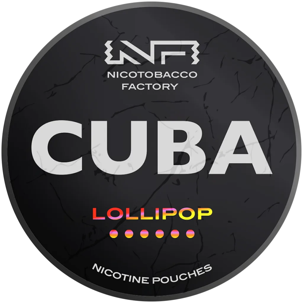 Cuba Black Line Lollipop Nicotine Pouches 43mg (5 Pack)