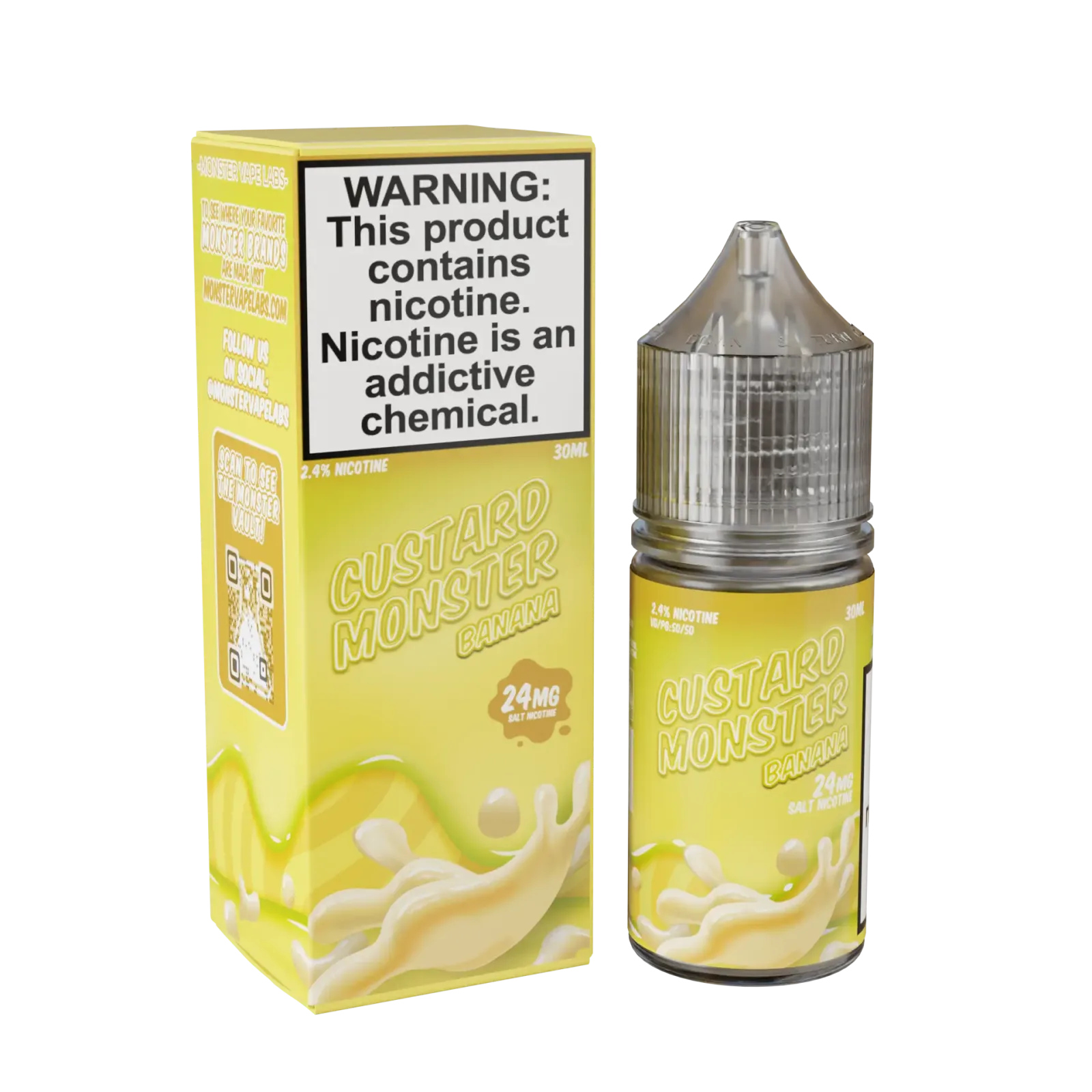 Custard Monster Salt – Banana – 30ML E-Liquid