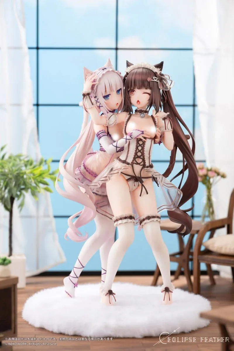 Eclipse Feather Nekopara Chocola & Vanilla 1/6 Sweet Afternoon Play Set - Image 2