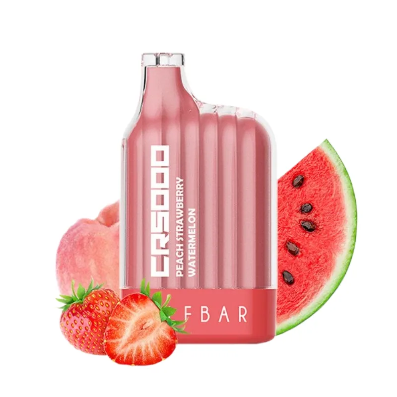ELF BAR CR5000 Disposable Peach Strawberry Watermelon 5000 Puffs 650mAh