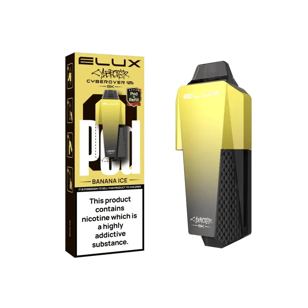 Elux Cyberover 6000 Replacement PODS – (PACK OF 5)