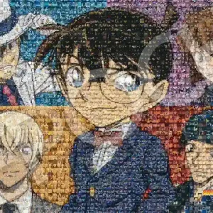 Epoch 1000 Piece Jigsaw Puzzle Detective Conan Scenes 50x75cm with Glue