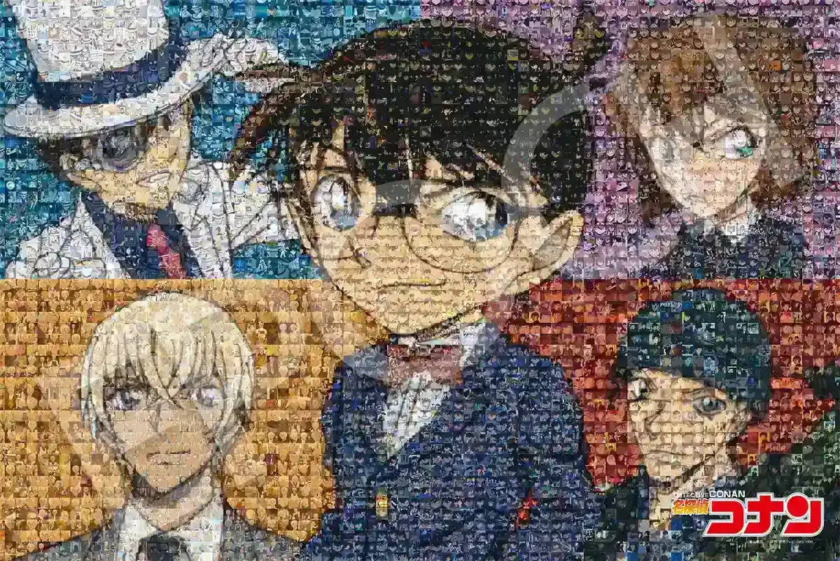 Epoch 1000 Piece Jigsaw Puzzle Detective Conan Scenes 50x75cm with Glue