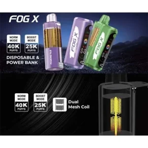 Fog X Full Kit 40K Disposable Vape
