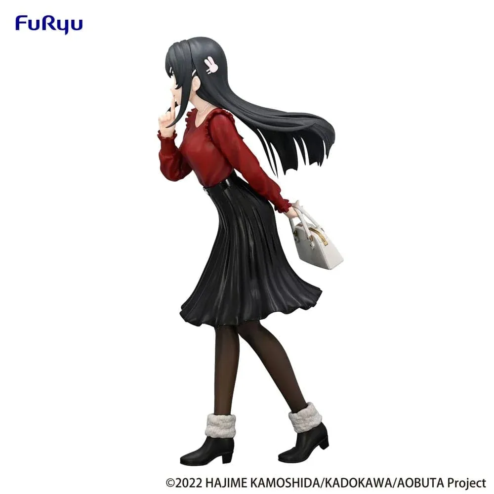 Furyu Seishun Buta Yarou Sakurajima Mai Winter Figure - Trio-Try-It Series - Image 2