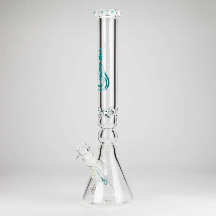 Genie - 19.5" 9mm Curved Shaft Glass Beaker Bong