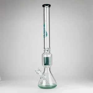 Genie - 24" 12-Arm 9mm Coloured Bottom Glass Water Bong