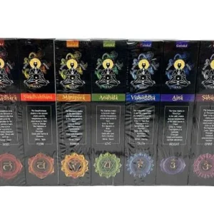 Goloka - 7.8" Seven Chakra Incense Kit