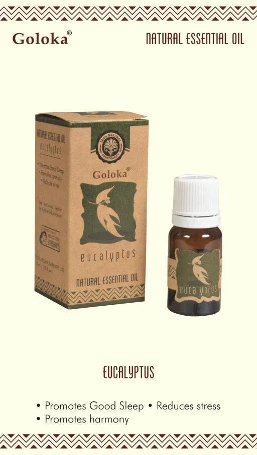 Goloka - Eucalyptus Natural & Undiluted Essential Oil 10ml