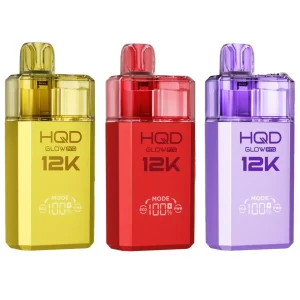 HQD Glow Pro 12K Puffs Pre-filled VAPE (BOX OF 5)