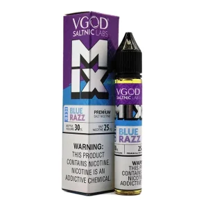 ICED Blue Razz - 25mg - VGOD Mix Salt - 30mL