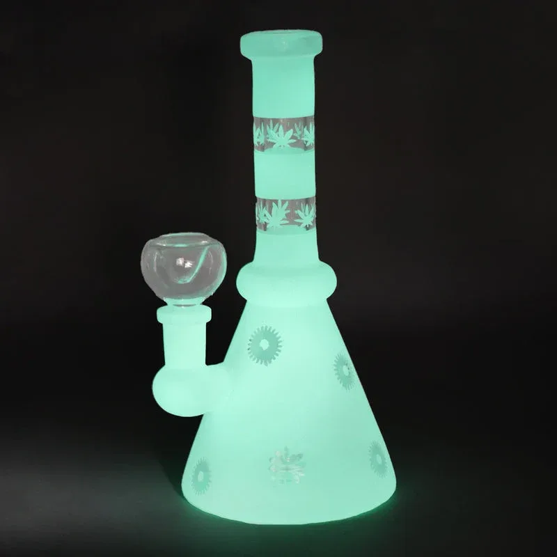 Infyniti 8" Glow In The Dark Printed Bong