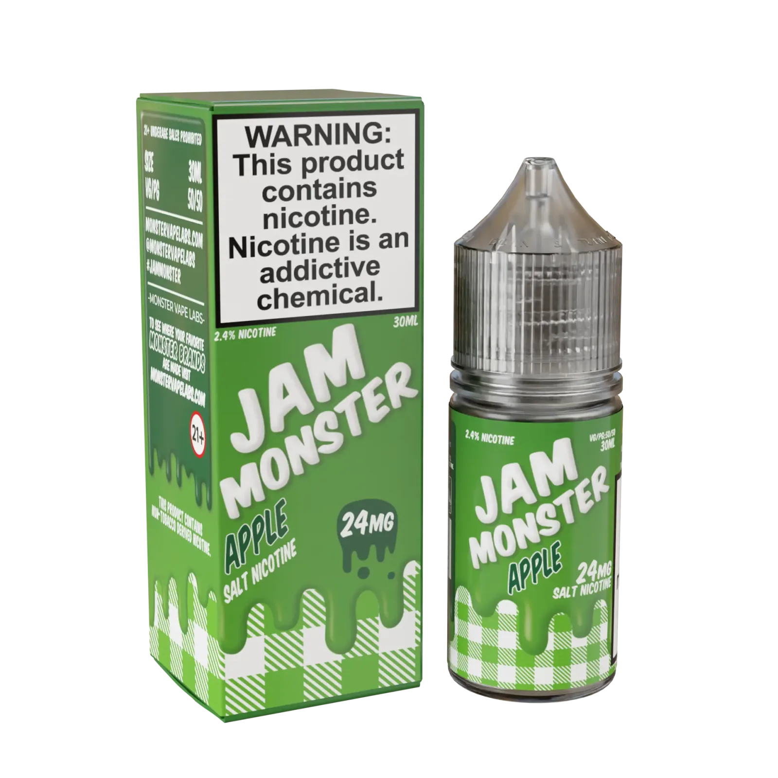 Jam Monster Salt – Apple – 30ML E-Liquid