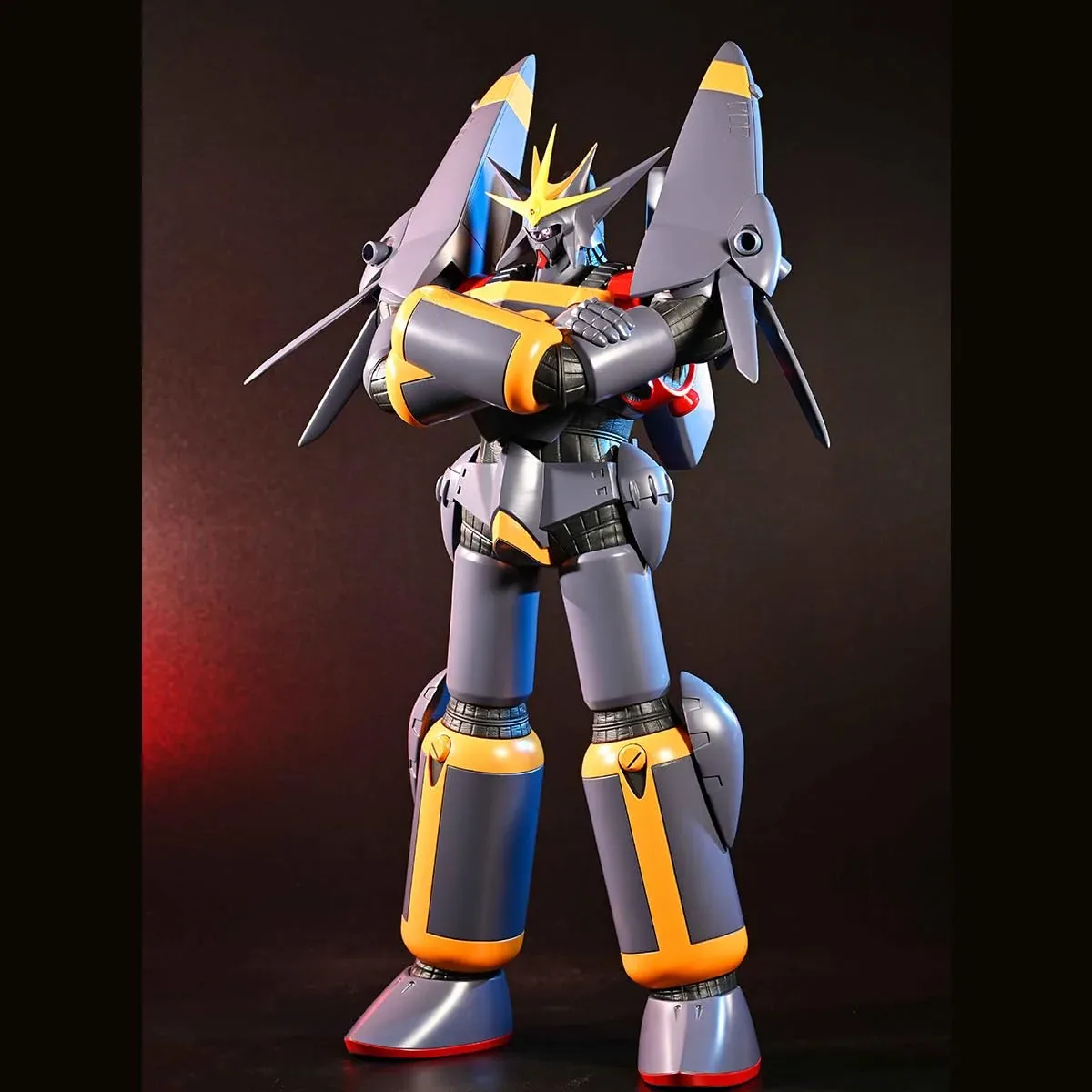 Kaiyodo Mega Sofubi Advance Gunbuster Figure Top O Nerae Model Collectible - Image 2