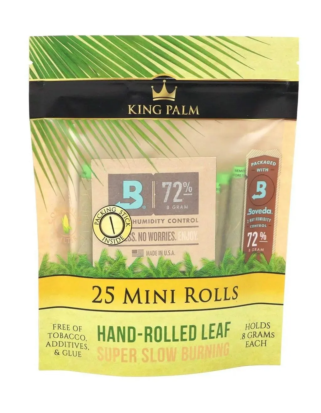 King Palm 25 Mini Rolls (25 Pack)