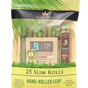 King Palm 25 Slim Rolls (25 Pack)