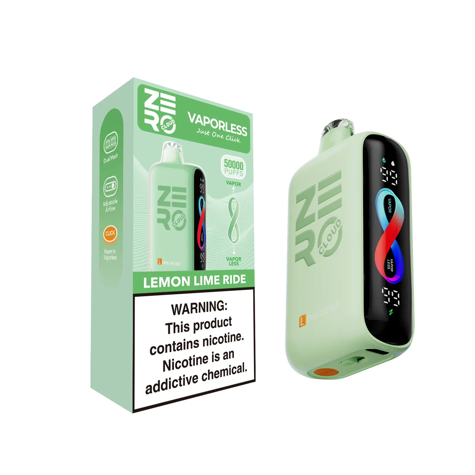 Lemon Lime Ride - Sikary Cloud Zero 50k Disposable Vape