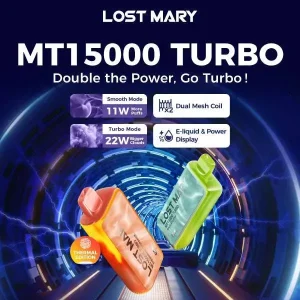 Lost Mary MT15000 Turbo Disposable Device – 15,000 Puffs