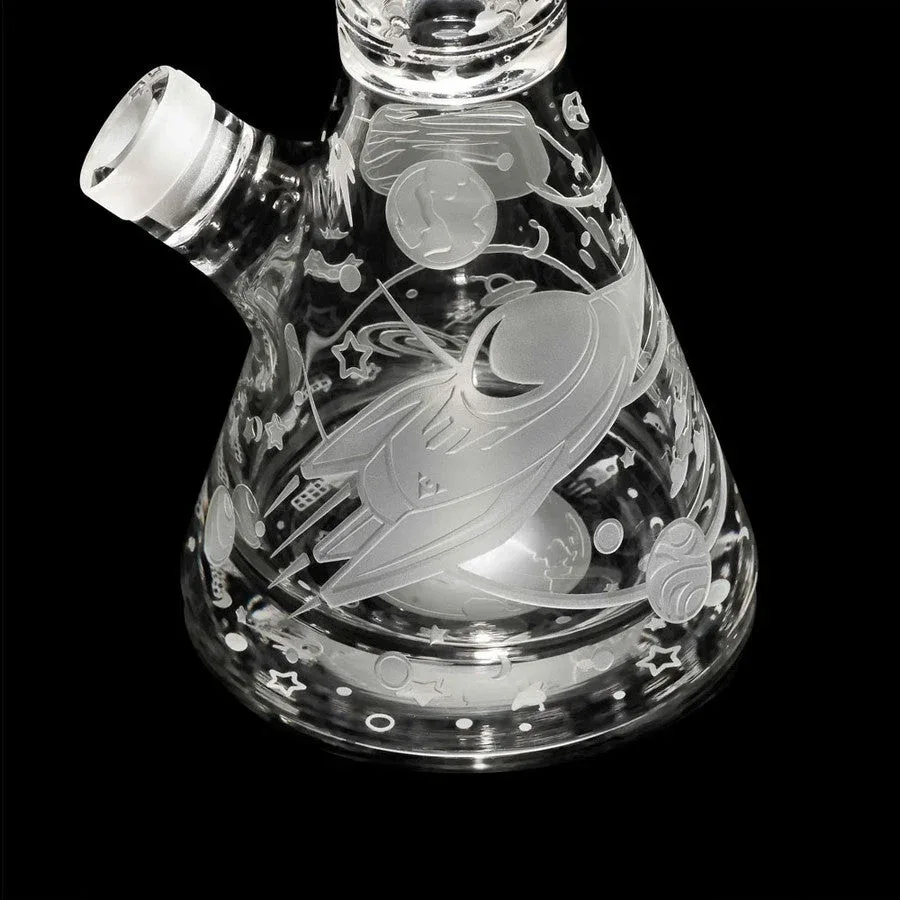 Milkyway Glass 14" Space Odyssey Beaker Bong - Image 2