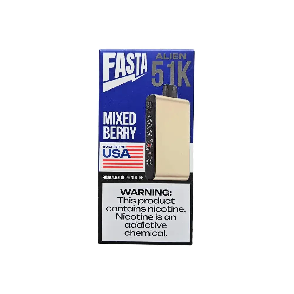 Mixed Berry - FASTA Alien 51k Disposable