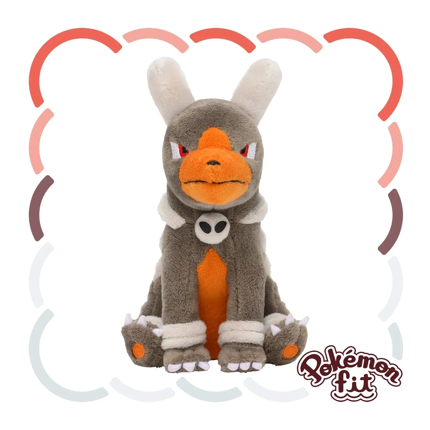 Official Pokemon Helgaer Plush Fit Stuffed Toy Figure 15x9x9cm - Image 2