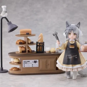 Original DLC Series Tea Time Cats Clerk Cat Meow Town Bread House