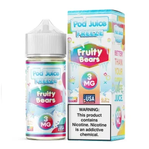 Pod Juice FREEZE – Fruity Bears – 100ML E-Liquid