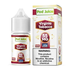 Pod Juice SALT – Virginia Tobacco – 30ML E-Liquid