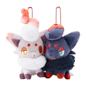 Pokemon Center Magnetic Plush Keychain Zorua Hisuian Zorua Japan Edition