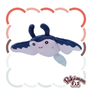 Pokemon Center Mantine Plush Toy - 8-Inch Pokemon Fit Collectible