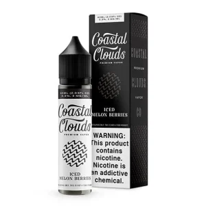 Coastal Clouds ICED Melon Berries 60ml Vape Juice - 3MG