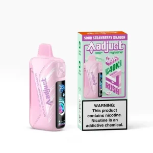 Adjust Myrusher 40K Disposable Vape (5%, 40000 Puffs) - Sour Strawberry Dragon