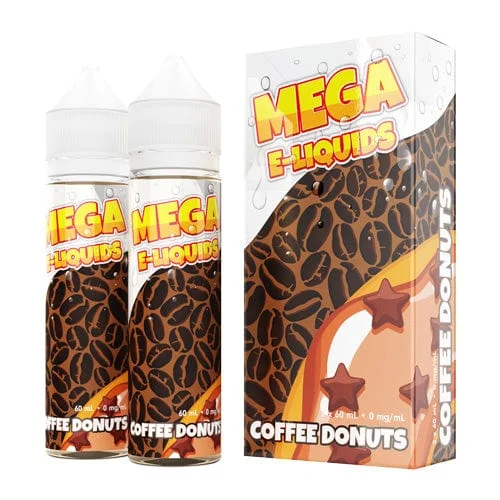 Mega E-Liquids Coffee Donuts 120ml Vape Juice - 3mg