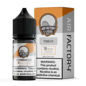 Air Factory Tobacco 30ml Nic Salt Vape Juice - 18MG