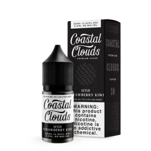 Coastal Clouds Iced Strawberry Kiwi 30ml Nic Salt Vape Juice - 35mg